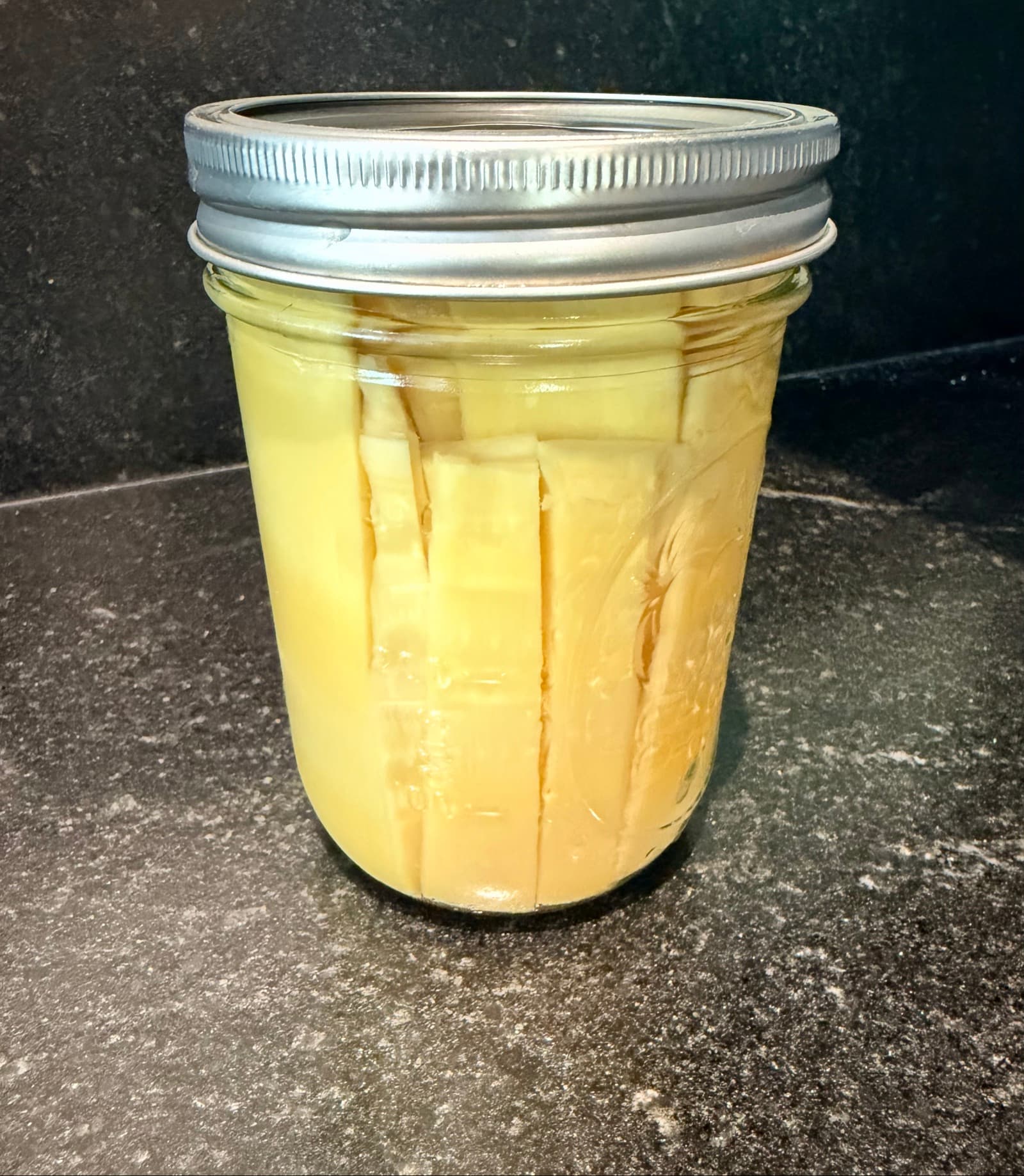 Chili pickled or plain bamboo shoots - pint jar, photo 1 of 3
