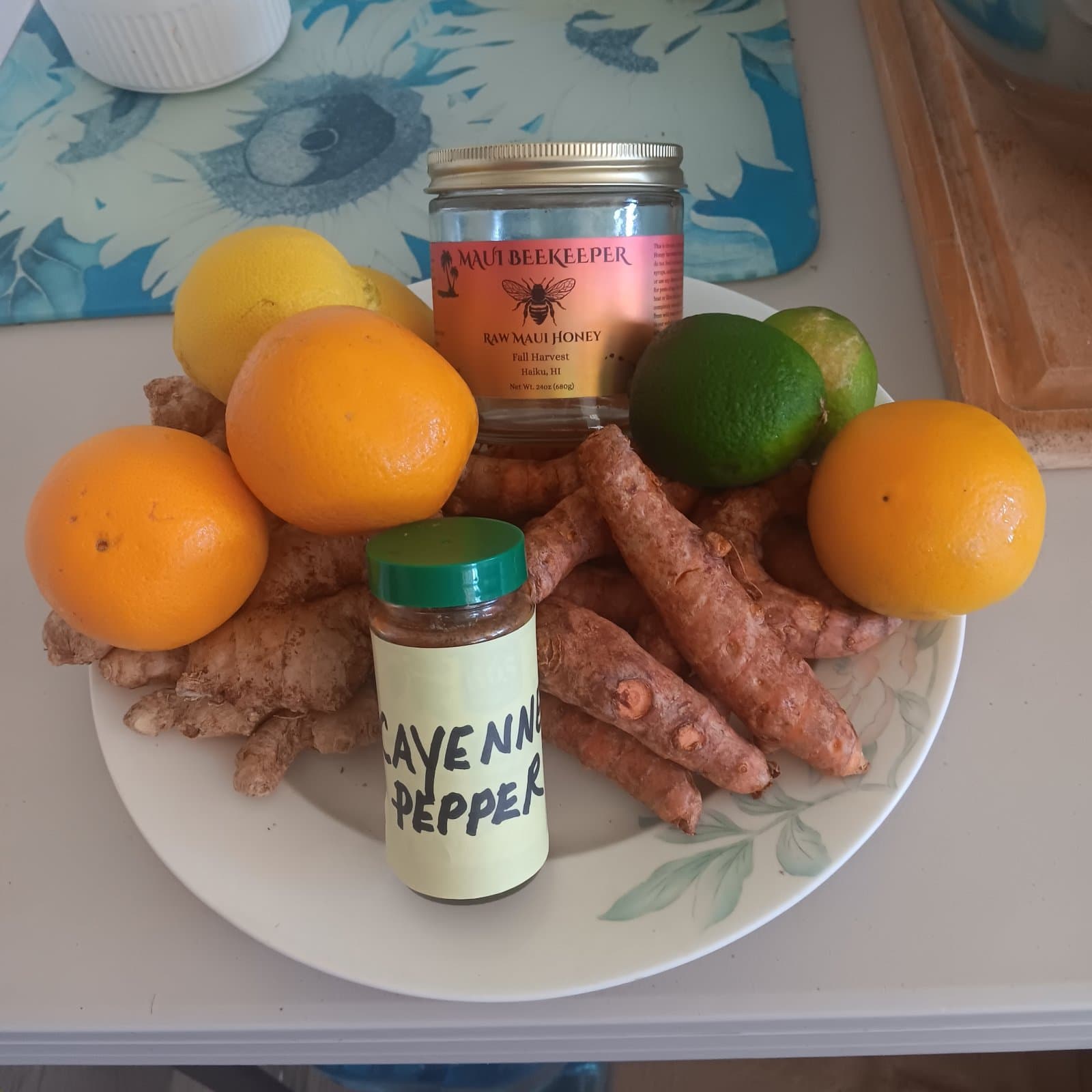 Fresh turmeric, ginger citrus juice, photo 1 of 4